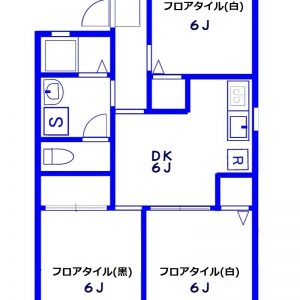 After：築古3DK「建具はそのまま活かし、床材やアクセントクロスでイメージアップ&コストダウン！」