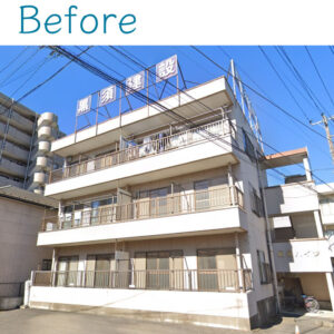 Before：築39年2DK⇒1LDK「間取り変更と室内洗濯機置き場設置で完成次月に満室！」