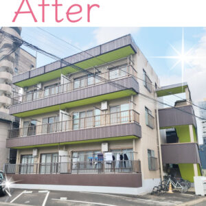 After：築39年2DK⇒1LDK「間取り変更と室内洗濯機置き場設置で完成次月に満室！」